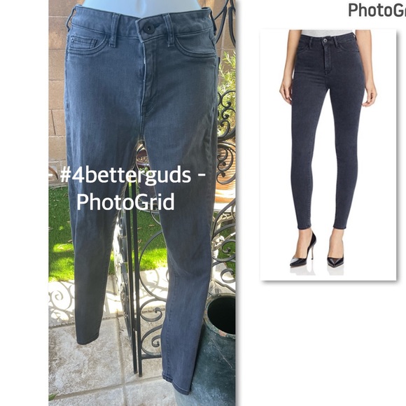 DL1961 Jessica Alba JAxDL No. 1 Trimtone Skinny High Rise Jeans in Battle 27 - Picture 16 of 16